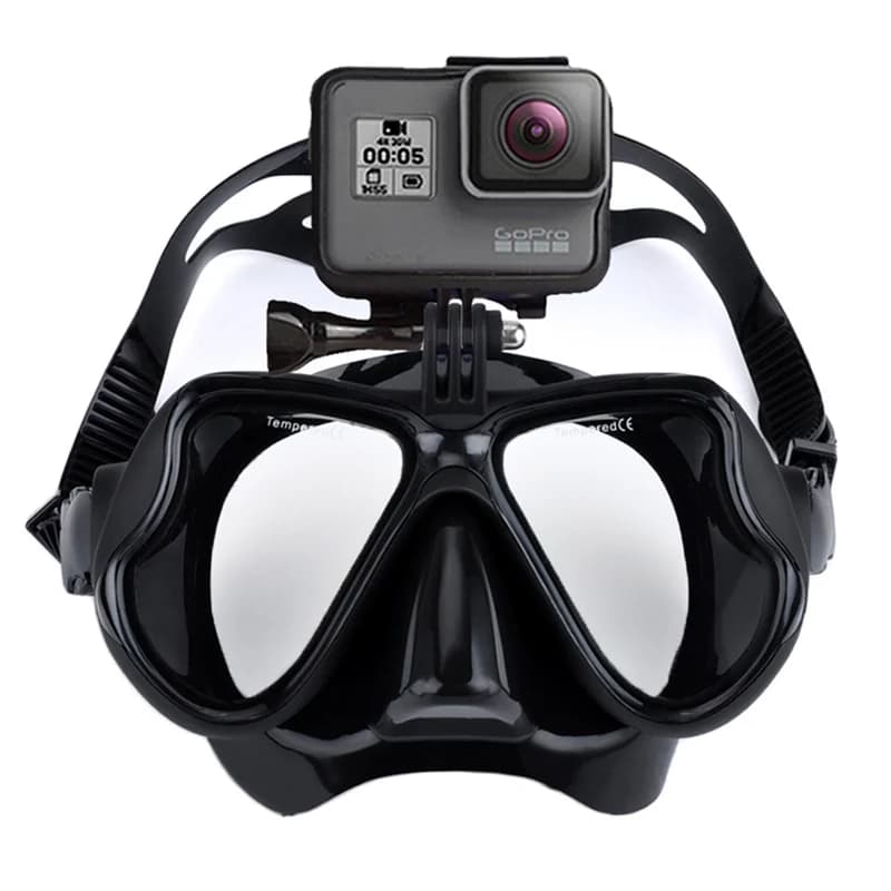 JoyMaySun 전문 수중 마스크 카메라 다이빙 마스크 수영 고글 스노클 스쿠버 다이빙 카메라 홀더 GoPro