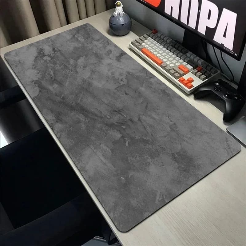 대형 데스크 매트 900x400mm 오버록 마우스 패드 xxl 데스크탑 키보드 데스크 매트 그레이 시리즈 게임용 마우스 패드 컴퓨터 액세서리