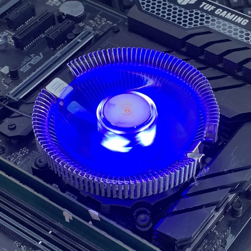 CPU 공랭식 쿨러 LED 냉각 팬 (인텔 LGA 1151 1150 1155 1156 1700 1366 1200 X79 X99 2011 AMD AM3 AM4 AM5 호환)