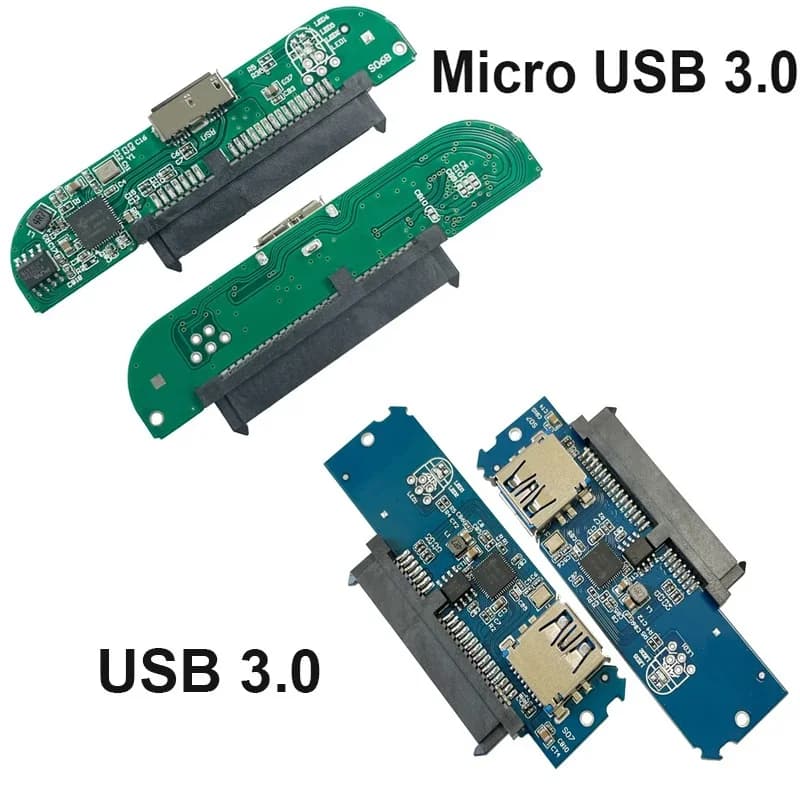 2.5인치 SSD SATA-USB 3.0 변환기 마이크로 USB 익스텐더 SATA 하드 드라이버-USB 확장 카드 어댑터(2.5인치 SATA 디스크 전용)
