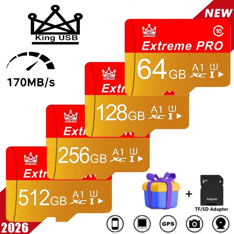 안드로이드 스마트폰 태블릿 카메라 액세서리용 미니 SD 메모리 카드 16g/32g/64g/128g