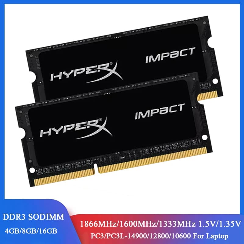 Memoria Ram DDR3L DDR3 4GB 8GB 16GB 1600 1333 1866MHz Sodimm 메모리 PC3-12800 14900 10600 노트북 1.35V 1.5V 204 핀 노트북 RAM