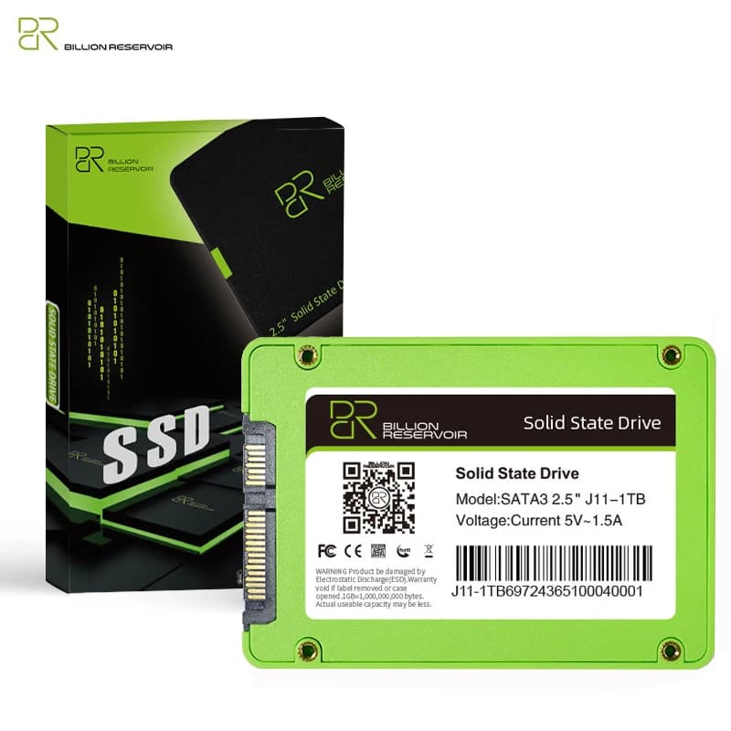 BR SSD SATA 2.5인치 SSD 128GB 솔리드 스테이트 드라이브 1TB SSD SATA 3.0 하드 드라이브 디스크 내장형 SSD SATA3 노트북 데스크탑용