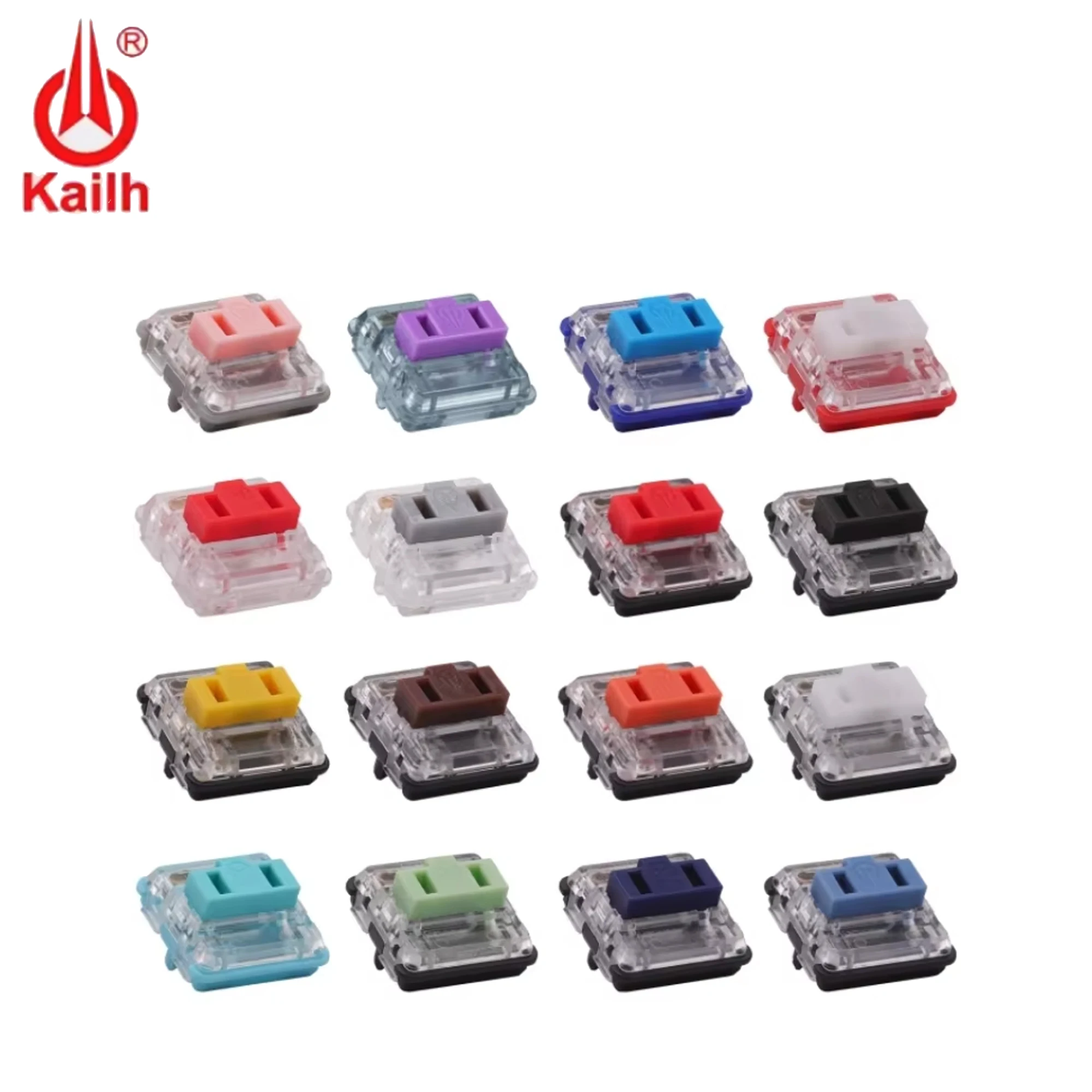 Kailh 로우 프로파일 초콜릿 스위치 1350 초콜릿 키보드 스위치 클릭이 가능한 촉각적 선형 멀티컬러 스위치 기계식 키보드 노트북