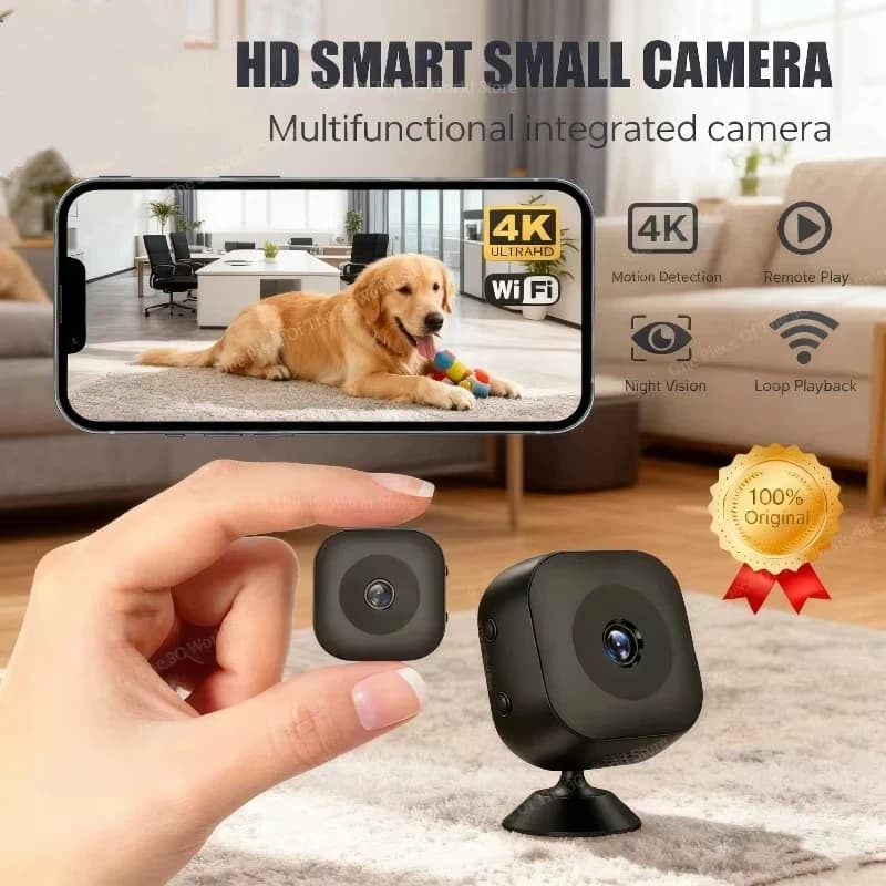 4K HD 보안 카메라 WiFi 무선 광각 실내 야간 투시 모션 감지 2방향 오디오 홈 감시 모니터 2026