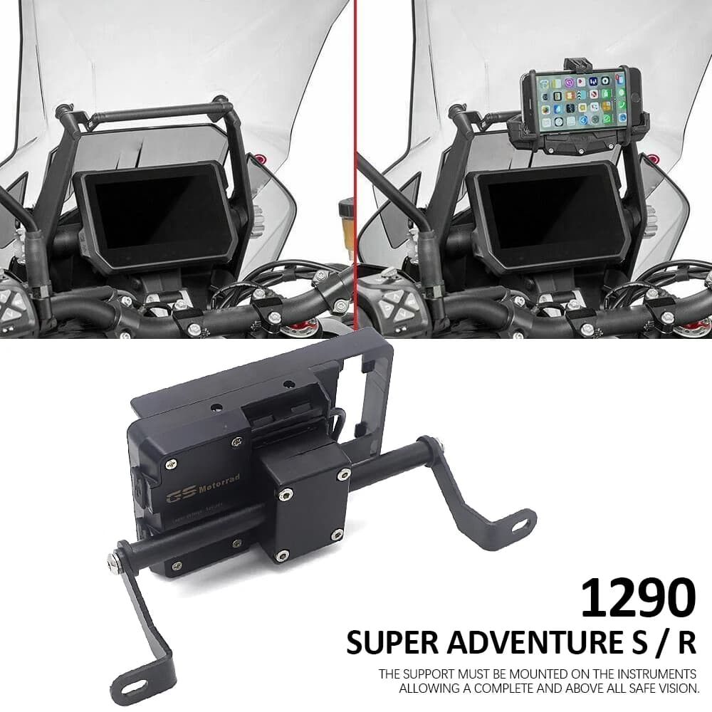 1290 SUPER ADVENTURE S R 2017 2018 2019 2020 2021 2022 GPS/스마트 폰 네비게이션 브래킷 용 새 액세서리