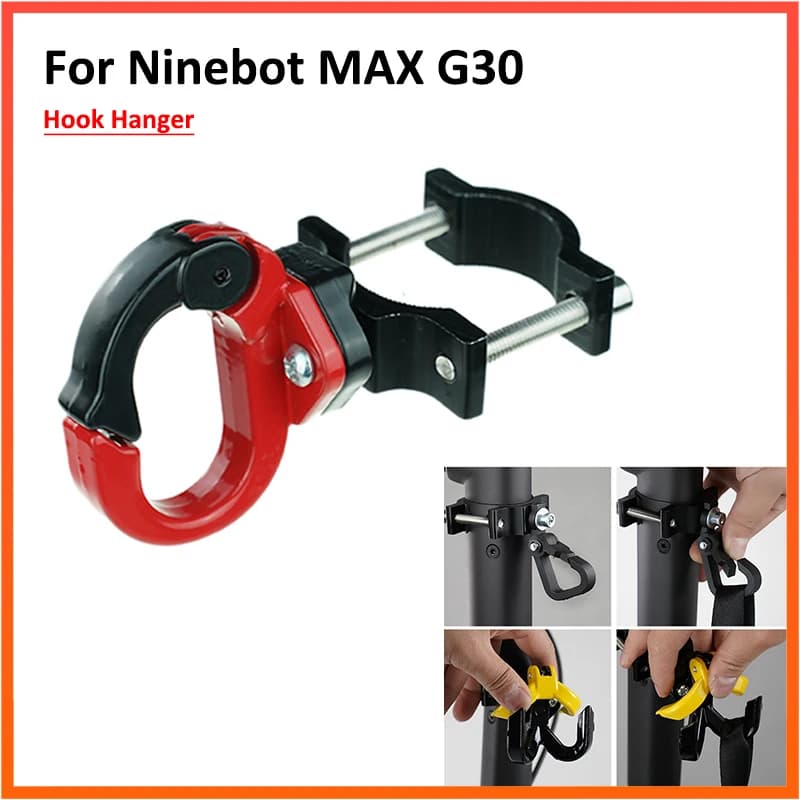 NINEBOT MAX G30 전기 스쿠터 클로 행거 가제트 후크 전자 자전거 액세서리 용 알루미늄 합금 교수형 가방 후크