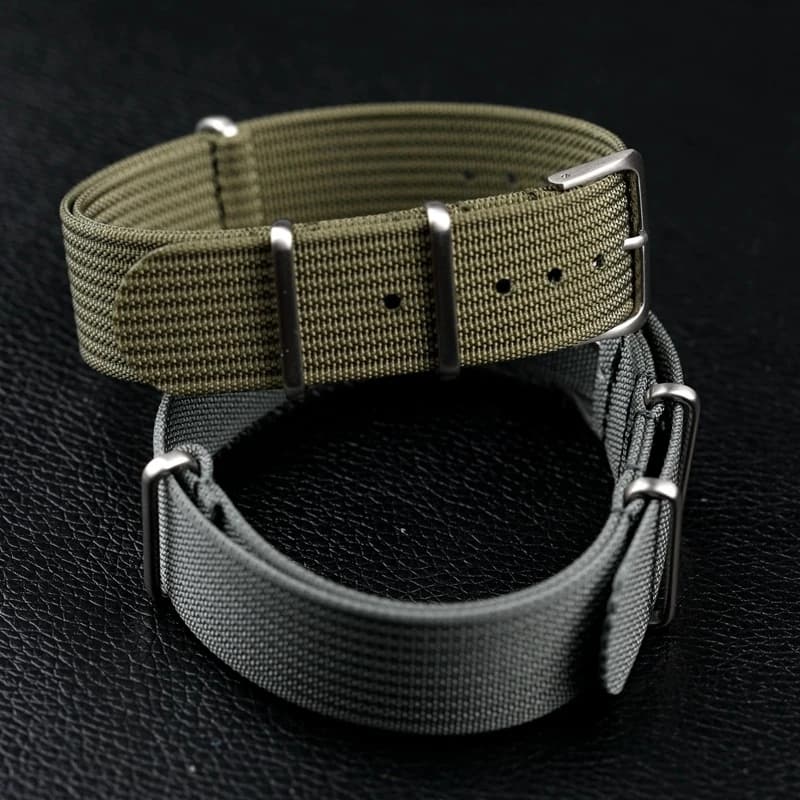 탄도 패브릭 시계 스트랩 용 리브 스트랩 시계 밴드 18mm 20mm 22mm 프리미엄 고품질 나일론 나토 시계 밴드 액세서리