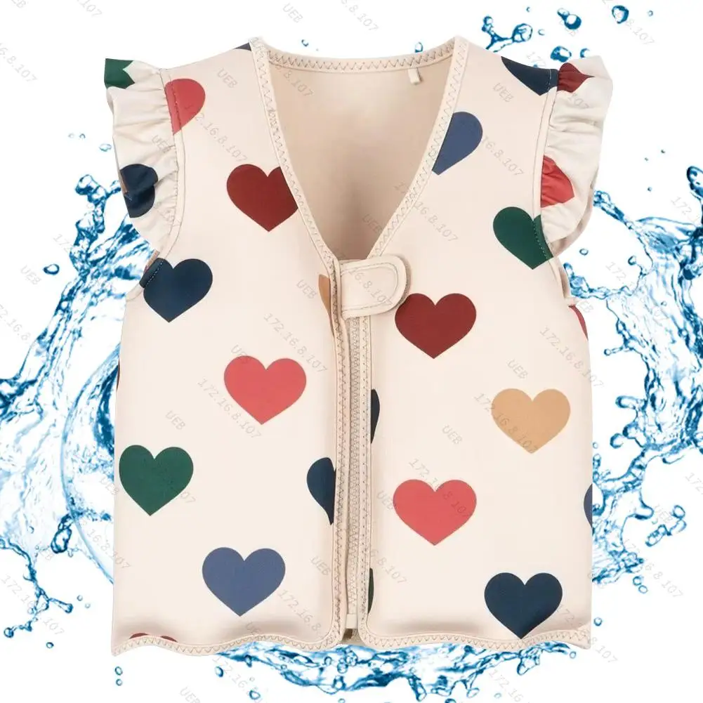 어린이 수영 조끼 수영 트레이너 조끼 귀여운 수영 보조 부력 의류 만화 Floaties 수영복 부력 수영복 소년 소녀
