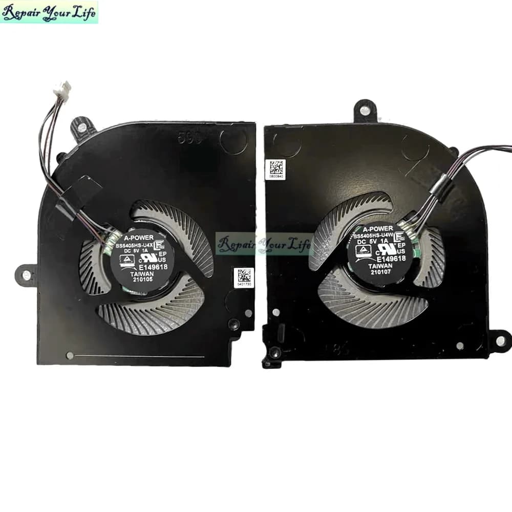 BS5405HS-U4W/U4X MSI Stealth 15M-A11UEK MS-1562 A11SEK A11SDK 컴퓨터 PC 팬 쿨러 라디에이터 용 노트북 CPU GPU 냉각 팬