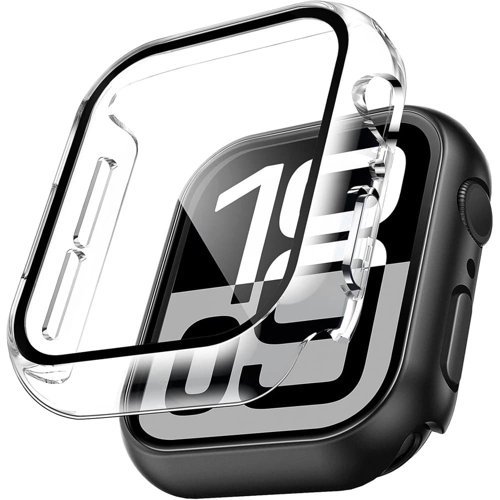 유리 + 커버 Apple Watch 케이스 10 9 8 7 6 SE 5 iWatch Accessorie 화면 보호기 iWatch 시리즈 46mm 44mm 40mm 41 45mm 38 42mm