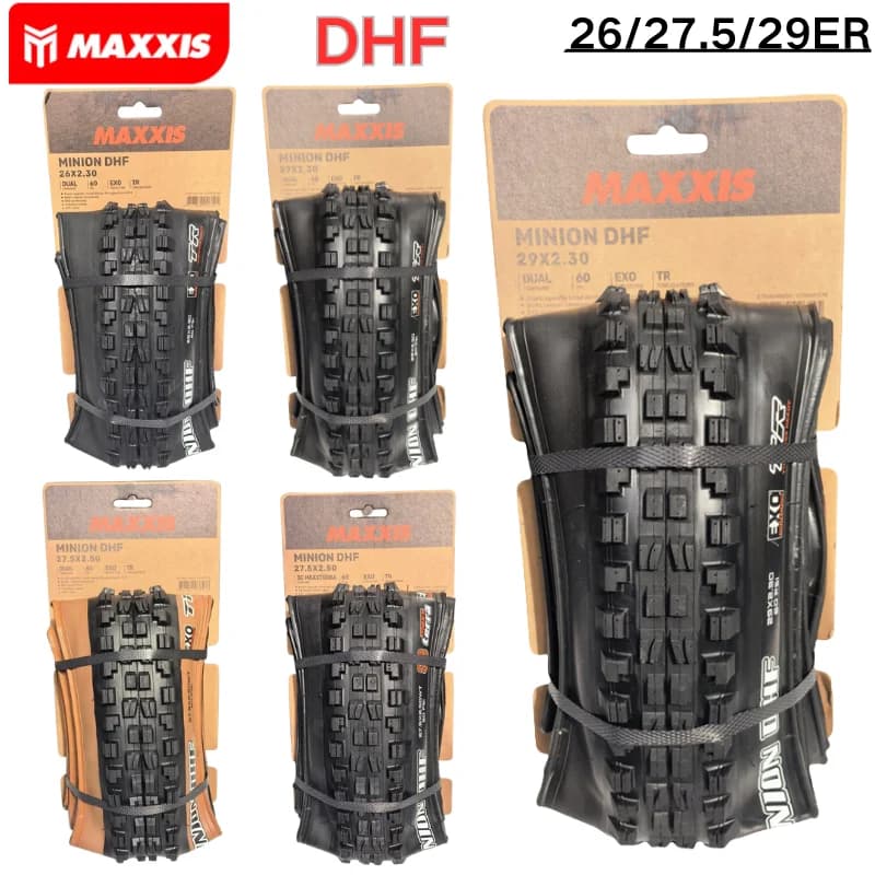 Maxxis Minion DHF(M301Ru) 26x2.3 27.5x2.3/2.5/2.8 29x2.3/2.5 산악 자전거용 접이식 내리막 타이어는 내마모성이 더 뛰어납니다.