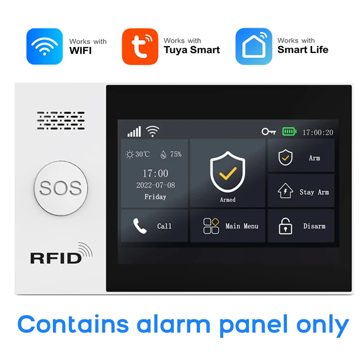 PG-107 Tuya 무선 홈 WIFI GSM GPRS 도난 경보기 모션 감지기 센서 도난 경보 시스템 APP 제어