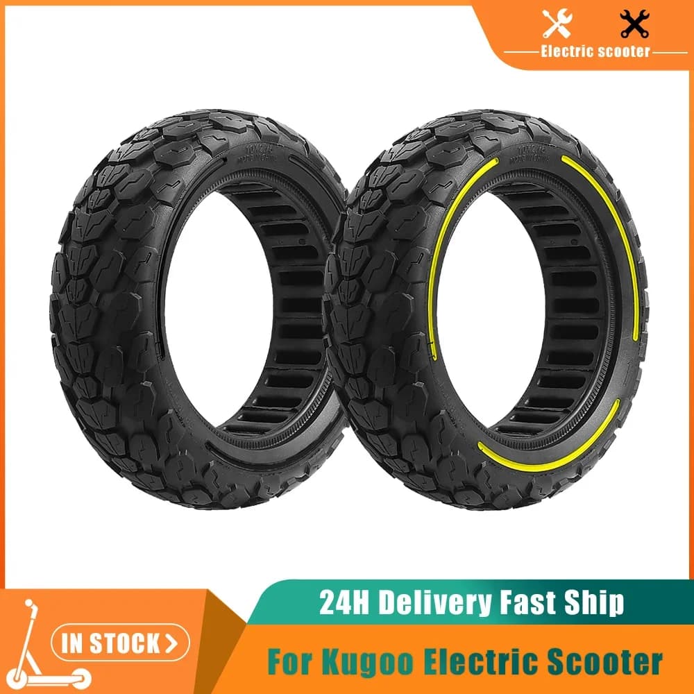 Kugoo G-Booster G2 Pro용 오프로드 솔리드 타이어, 전기 스쿠터 비공압 벌집 타이어, 10x2.75 타이어, 10 인치