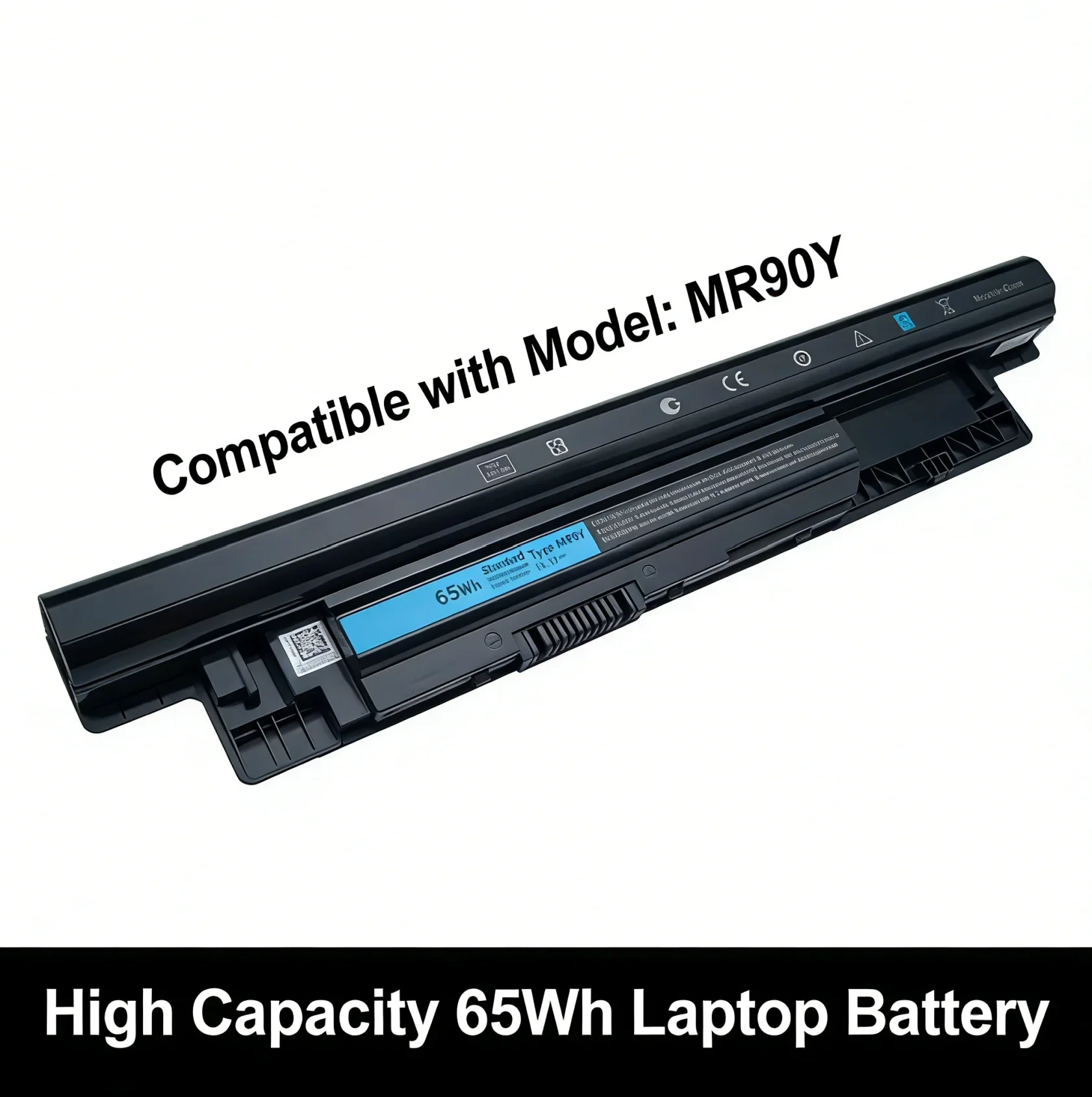 DELL Inspiron 노트북용 배터리, MR90Y 65WH, DELL Inspiron 3421 3721 5421 5521 5721 3521 3437 3537 5437 5537 3737 5737, 노트북 컴퓨터에 적합