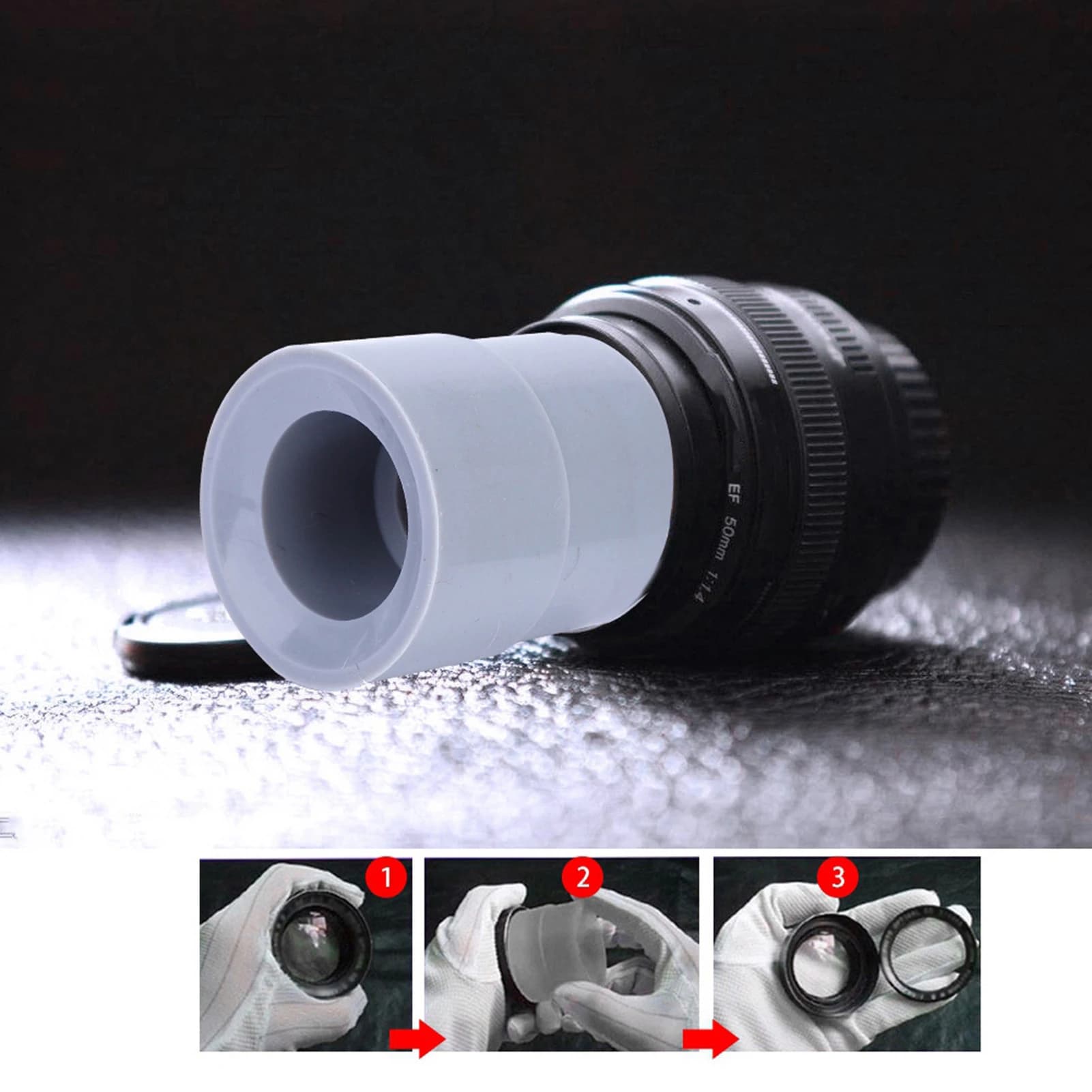 카메라 DSLR 렌즈 수리 도구 링, 렌즈 제거 고무 액세서리, 8-83mm, 9 개