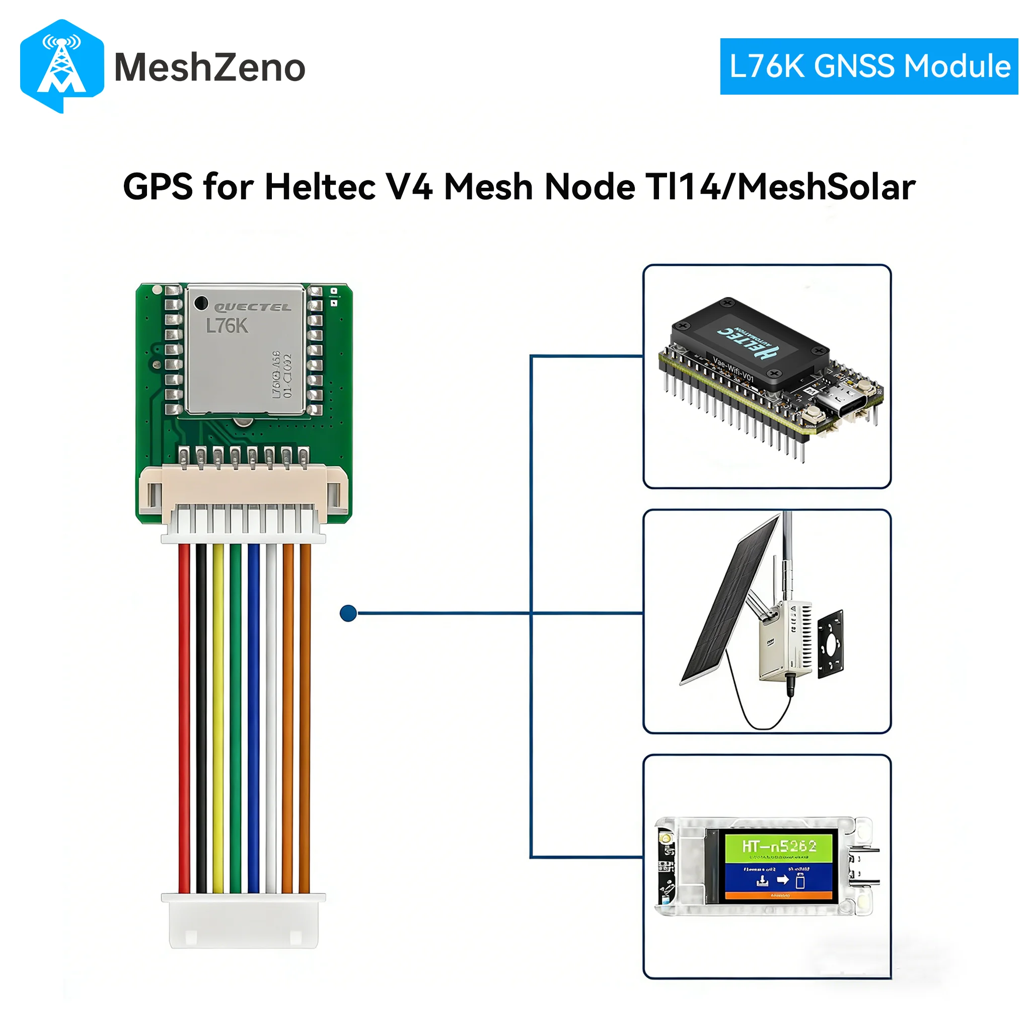 WiFi LoRa 32 V4 T114 V2 2.8V~4.3V 전원 지원 메쉬타스틱 IoT용 L76K GPS 모듈