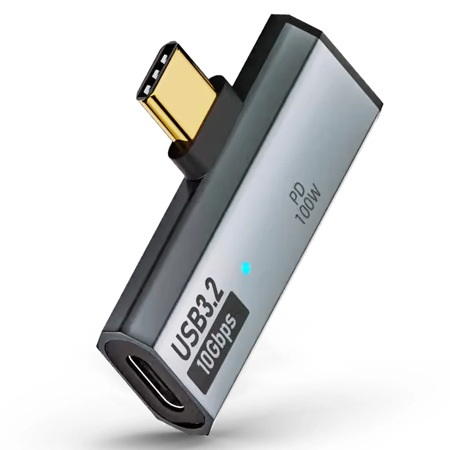 USB C to 듀얼 타입-C 어댑터 2-in-1 스플리터 10Gbps 데이터 및 하이파이 헤드폰, 100W PD 충전 맥북 노트북 전화 태블릿용