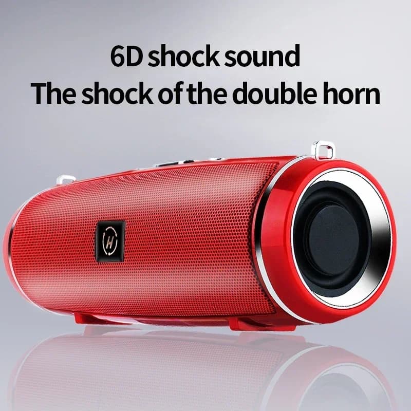 휴대용 무선 스피커 블루투스 200W 고출력 야외 오디오 3D 스테레오 서라운드 TWS FM 음성 RHDE 프로모션