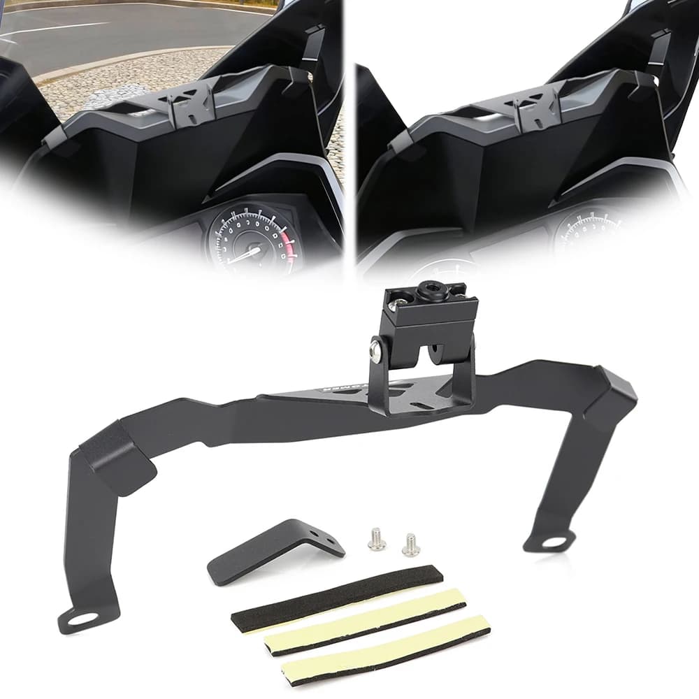 Honda Forza 350 2020-2025 Forza 125 2021-2025 오토바이 GPS 네비게이션 장착 플레이트 브래킷 앞 유리 전화 스탠드 홀더