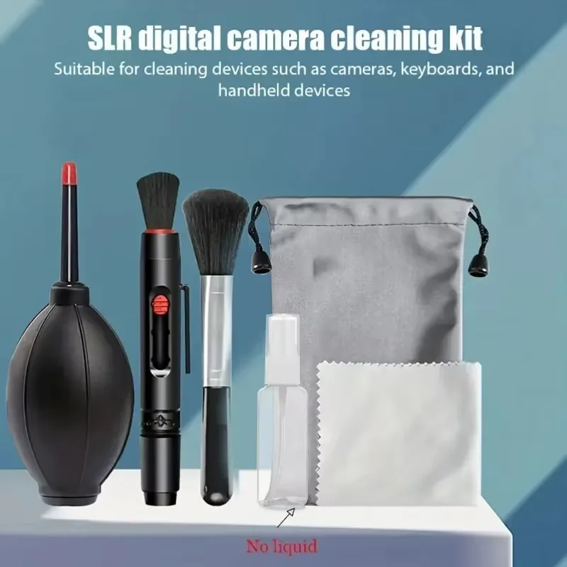 6in1 디지털 미러리스 카메라 청소 세트 노트북 화면 키보드 공기 송풍 캐논 니콘 렌즈 천 청소 세트에 적합