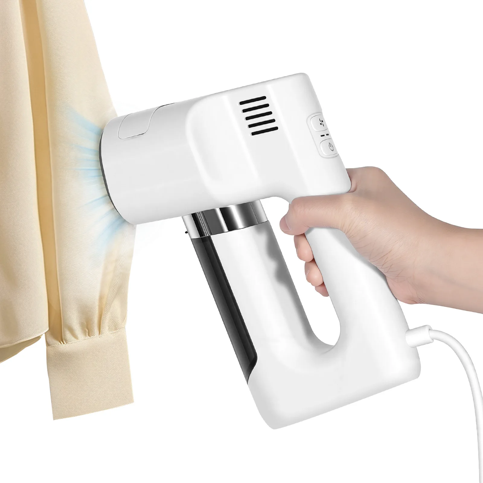 진공 스티머, 1200W 3500Pa 흡입력의 휴대용 의류 스티머, 2단계 흡입력의 가정용 건식&습식 다리미