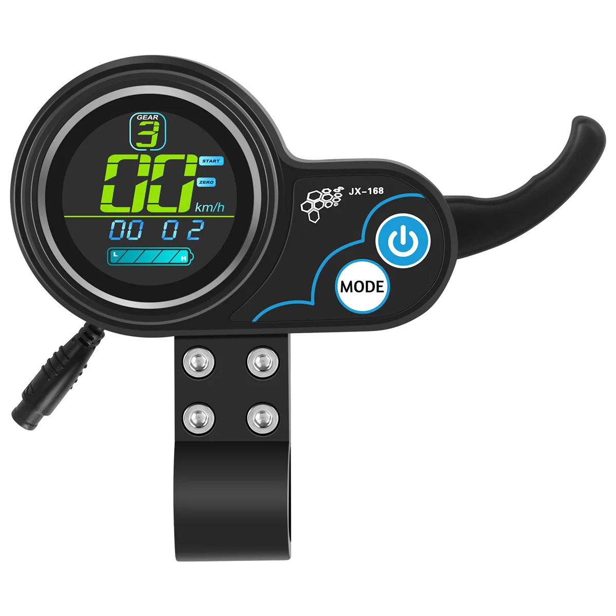 168 가속 기기 전기 스쿠터, LCD 스크린 거버너, 스로틀 액세서리, 36V, 48V