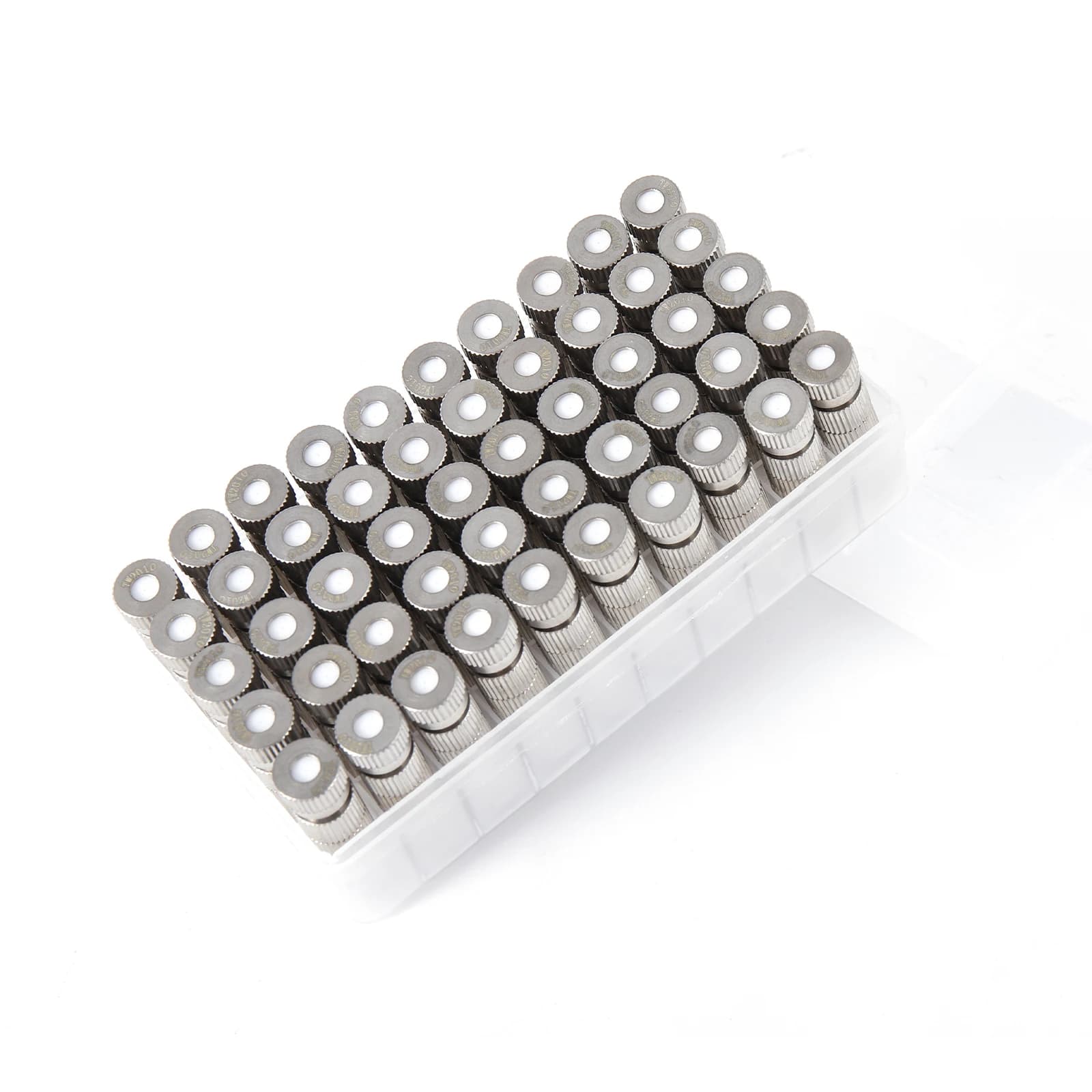 필터가 내장된 50개 고압 정원 물 분무 노즐 0.1mm~0.5mm 파티오 정원 농업 냉각 가습용