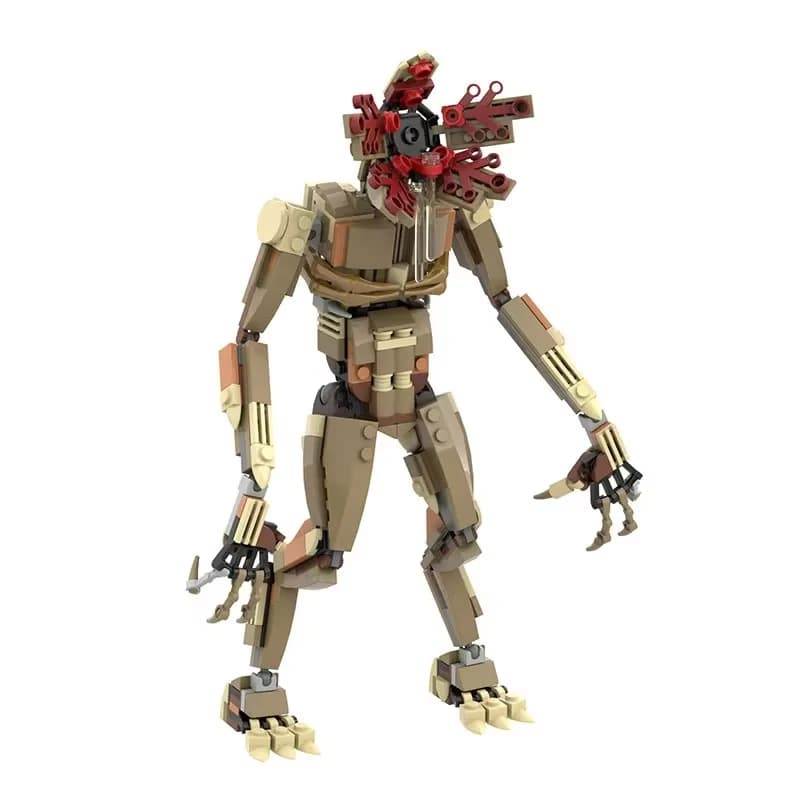 MOC Demogorgon 몬스터 빌딩 블록 Strangered Things Vecna 시계 일레븐 밴 벽돌 모델 데스크탑 장식 장난감 아이 선물