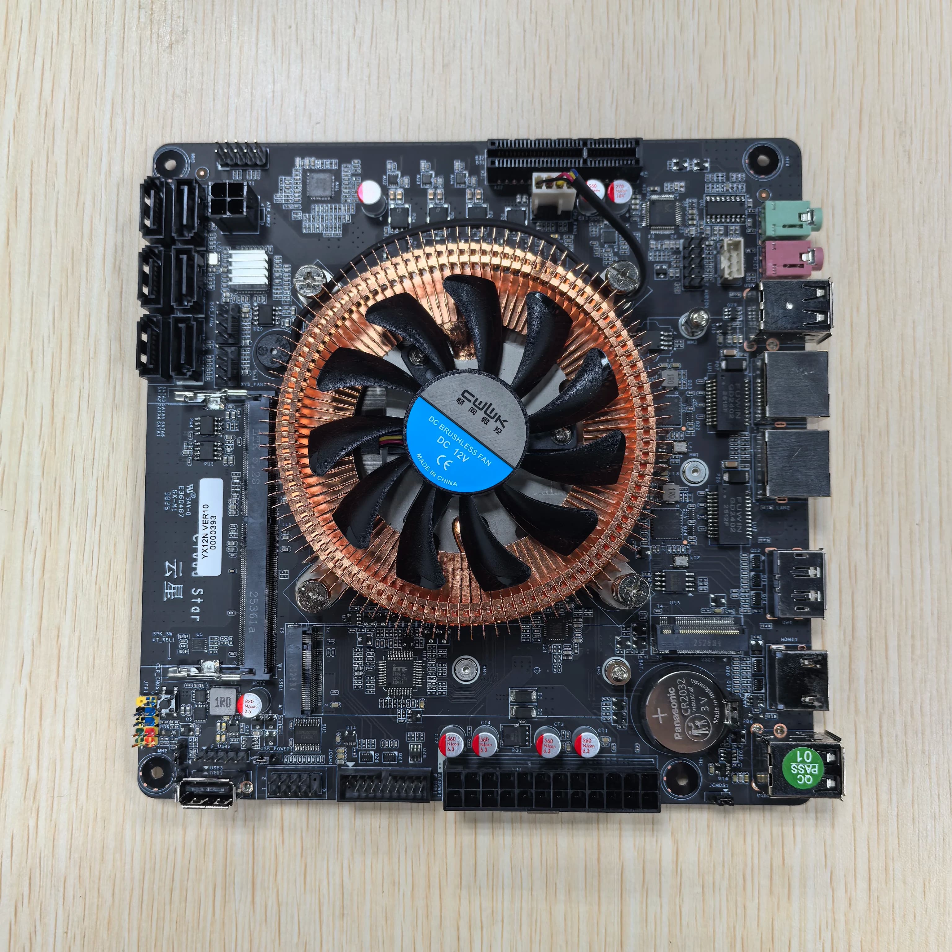 DDR4 N100/N150 NAS 메인보드 6*SATA3.0 듀얼 인텔 i226 2.5G 듀얼 M.2 미니 ITX PCIE 지원 소프트 라우터 DIY NAS 스토리지 서버용