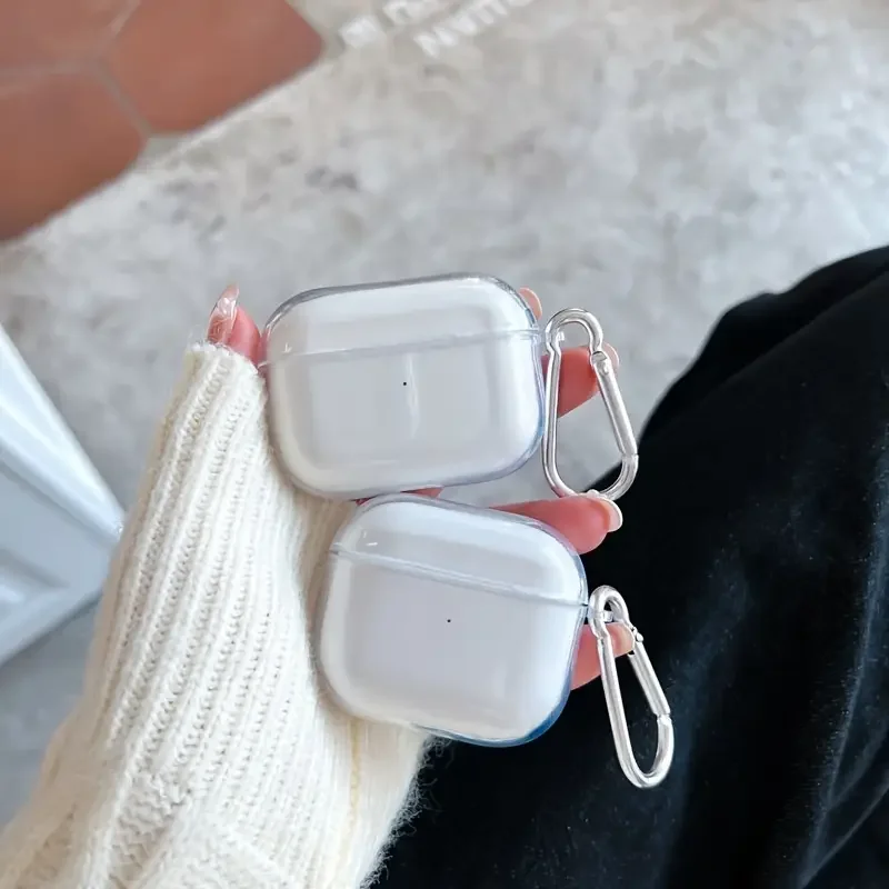 Airpods Pro 2022 Airpods 4 2024 용 소프트 클리어 TPU 이어폰 케이스 Airpods 1 2 3 2021 쉘 케이스 용 충격 방지 투명 커버