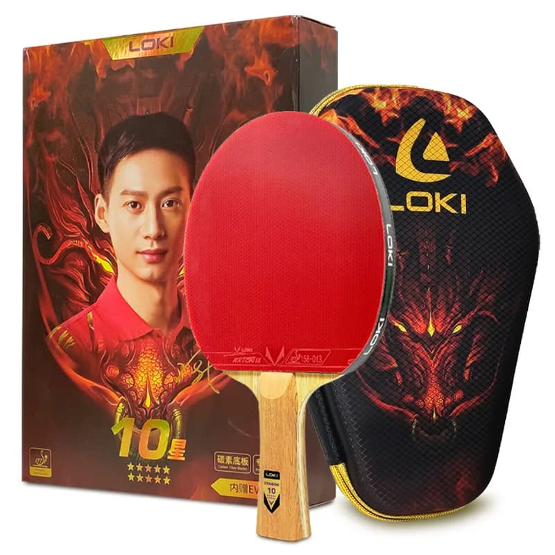 오리지널 LOKI 탁구 라켓 드래곤 시리즈 탁구 라켓 패들 배트 전문가용 6/7/8/9/10 스타 모든 레벨 플레이어용