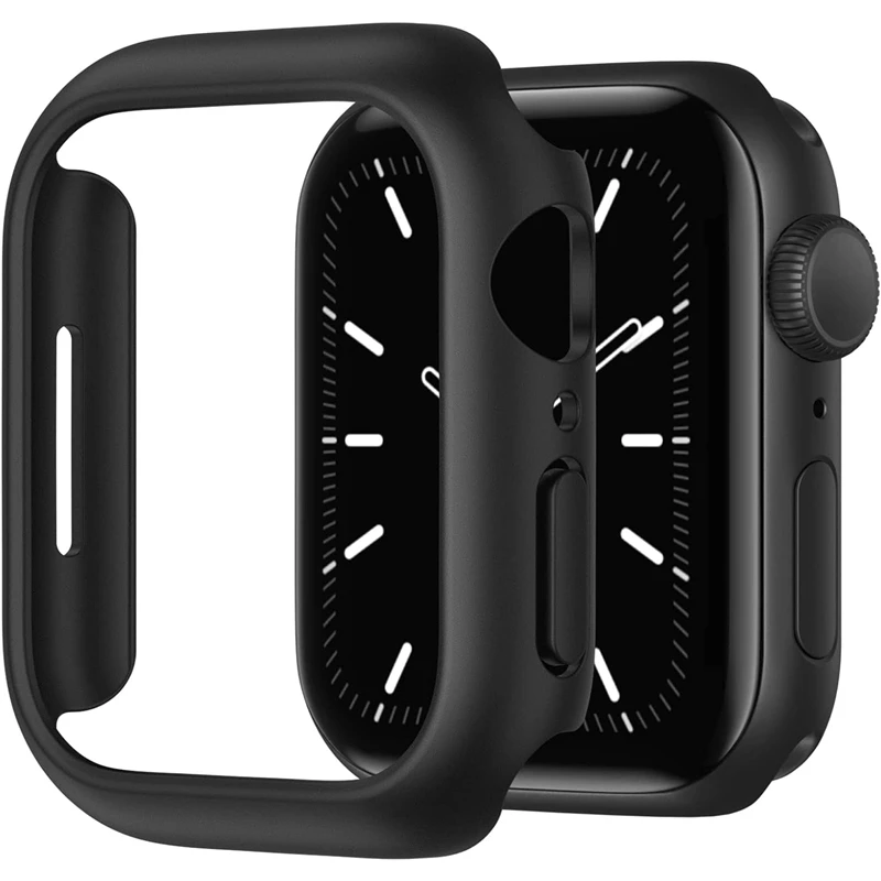 애플워치 45mm 41mm 40mm 44mm 42mm 46mm 보호 케이스 무광 하드 PC 범퍼 프레임 (유리 없음) iWatch 10 SE 9 8 7 6 5 4 호환