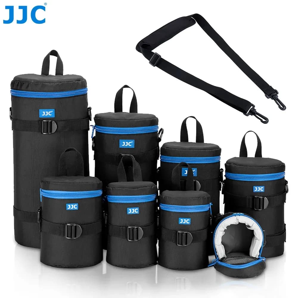 JJC 럭셔리 카메라 렌즈 가방 케이스 캐논 렌즈 니콘 소니 올림푸스 후지 DSLR 사진 액세서리 숄더백 백팩