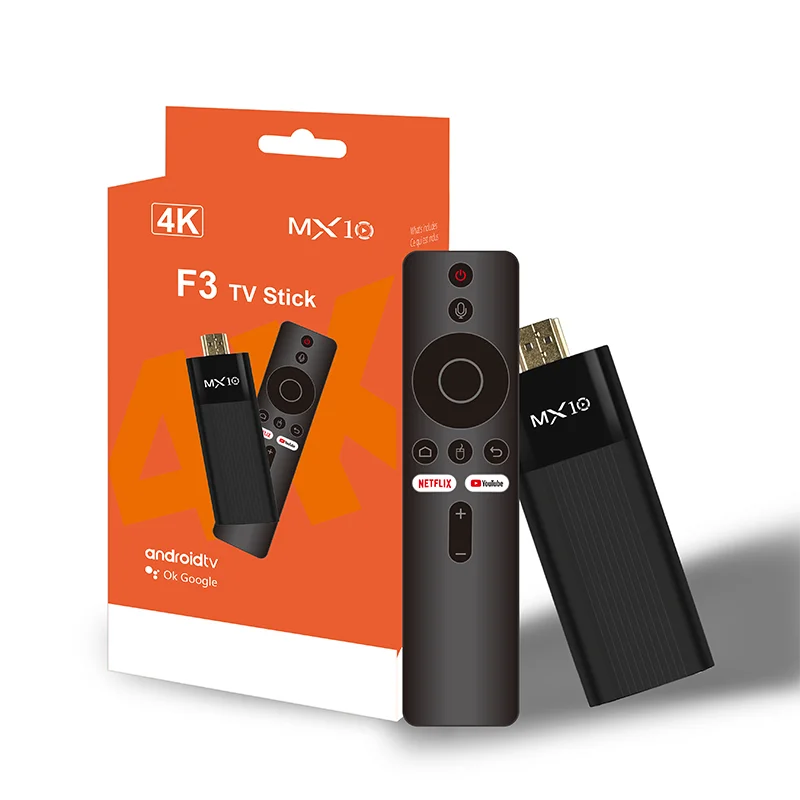 울트라 HD 4K 안드로이드 TV 스틱 MX10-F3 스틱, 미니 홈 TV 스틱, H313 쿼드 코어 지지대, 2.4/5G 듀얼 와이파이, 2GB RAM, 16GB ROM