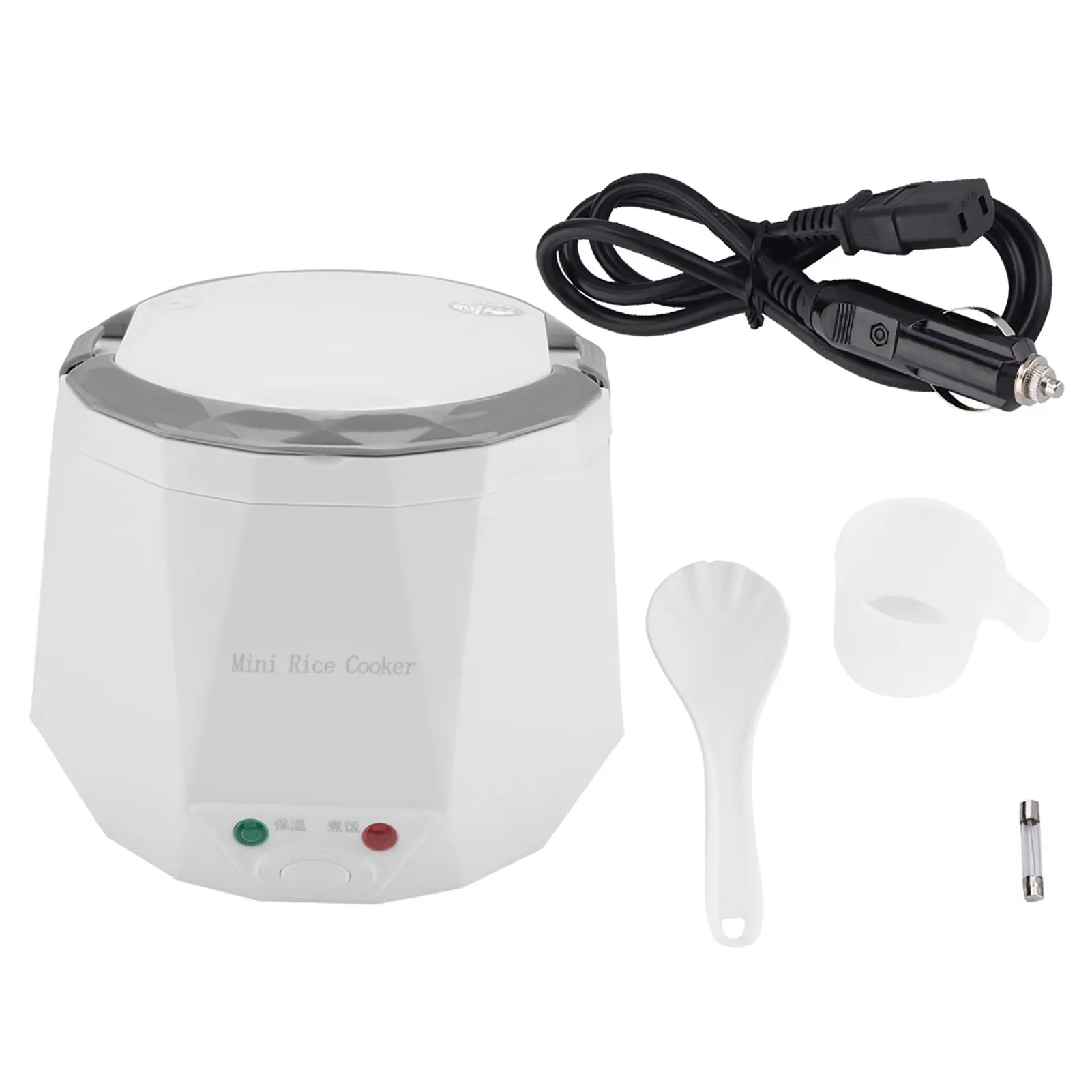 24V 전기 밥솥 1.6L 휴대용 요리 냄비 트럭 전기 밥솥 140W에 대 한 다기능 음식 기선
