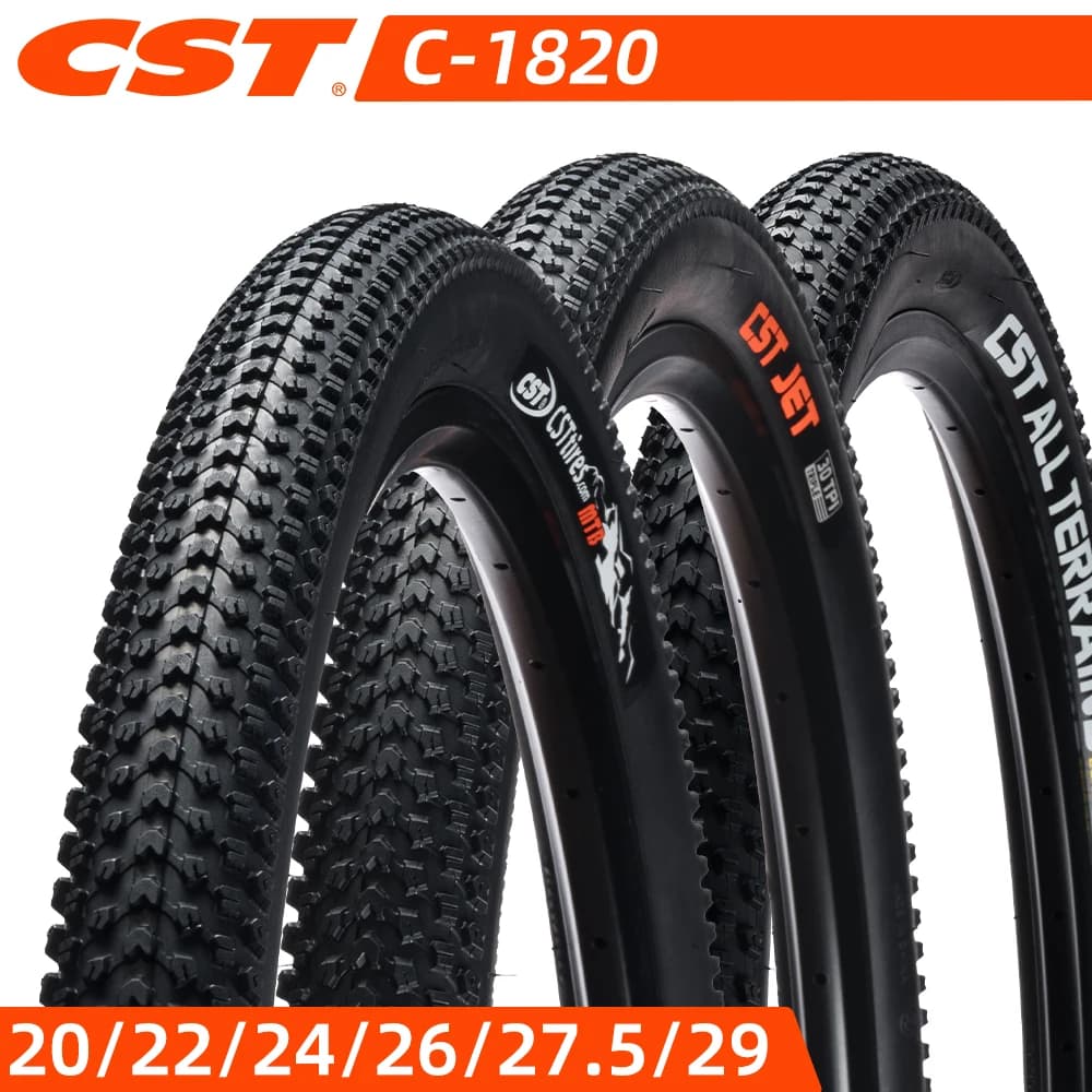 CST 타이어 C-1820 산악 자전거 타이어 MTB 자전거 타이어 와이어 비드 C1820 CST JET 모든 지형용 22 24 26 27.5 29 인치