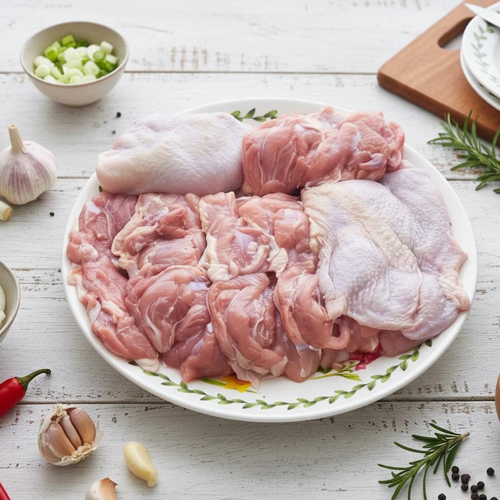 바라던 요리가 편해지는 브라질산 다리살 닭정육 닭다리살 2KG
