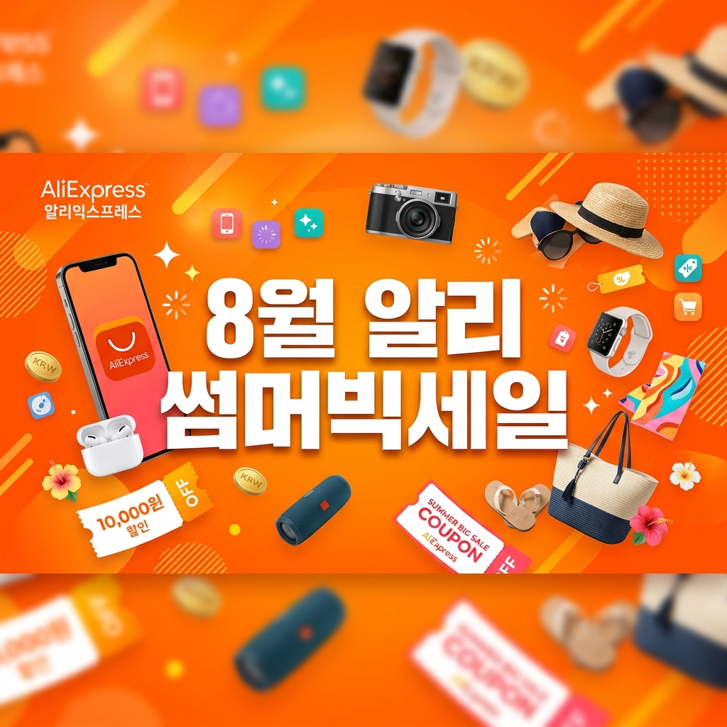 2026년 8월 알리익스프레스 광복절 & 여름 결산 빅세일 할인코드 가이드
