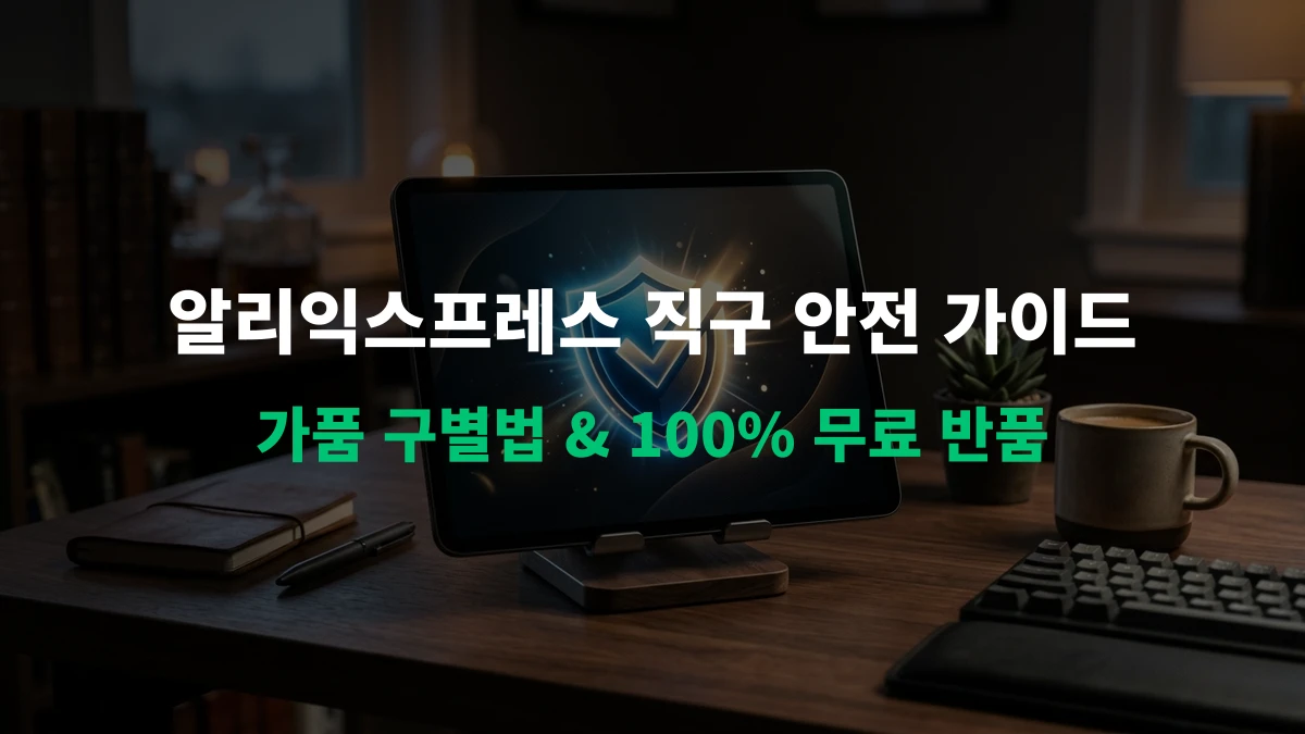 [상시 에버그린] 알리익스프레스 가품(짝퉁) 구별 꿀팁 및 100% 무료 반품 가이드