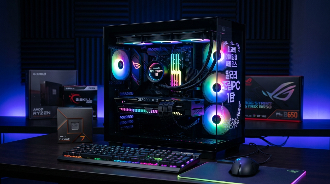[알리 조립PC 1탄] 100만원대 가성비 게이밍 조립PC 추천 견적 & 부품 조합 가이드