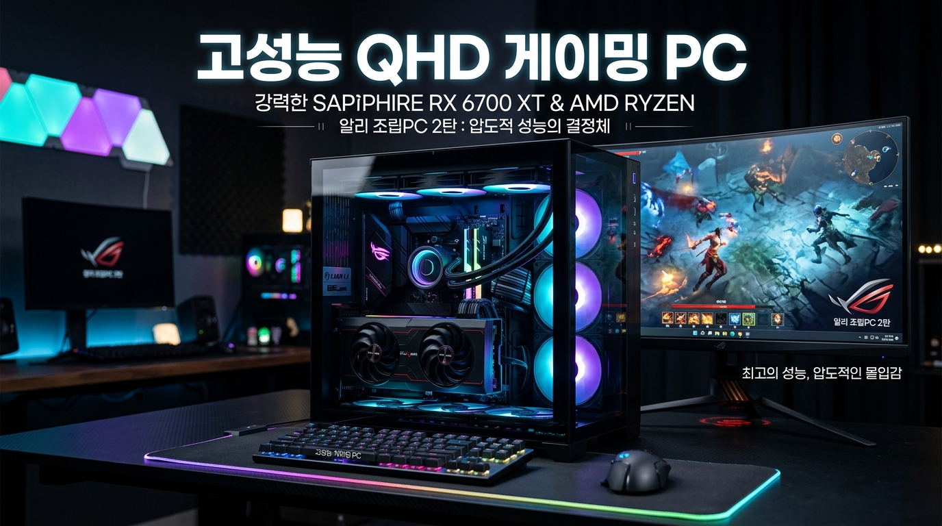 [알리 조립PC 2탄] 150만원대 고성능 QHD 게이밍 & 방송용 PC 부품 조합 견적