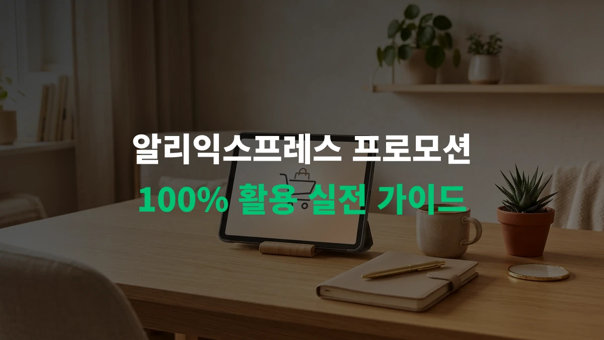 [공식 매뉴얼] 2026 알리할인코드 자동 적용 및 프로모션 활용 꿀팁