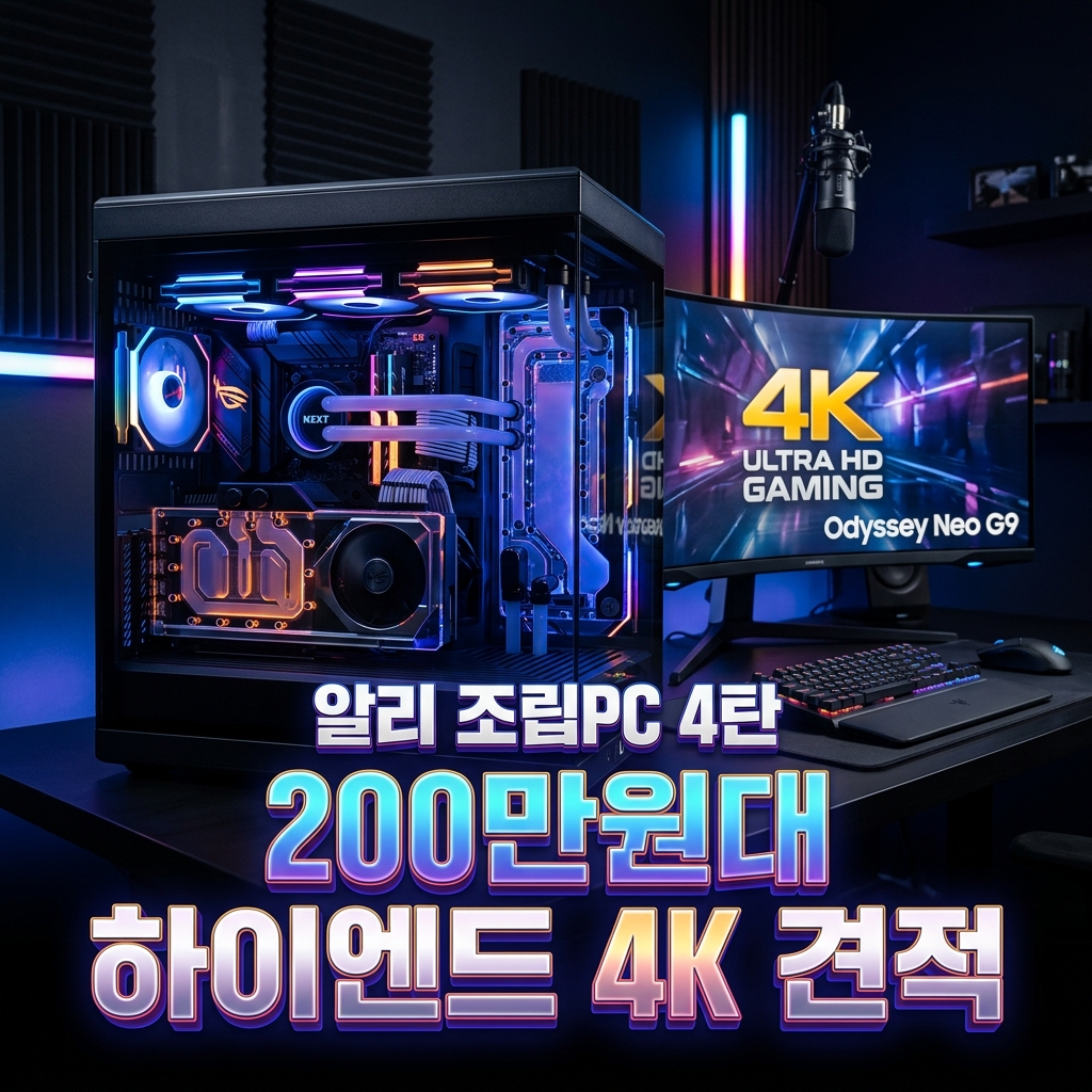 [알리 조립PC 4탄] 200만원대 하이엔드 4K 게이밍 & 3D 작업용 끝판왕 조립PC 추천 견적 가이드