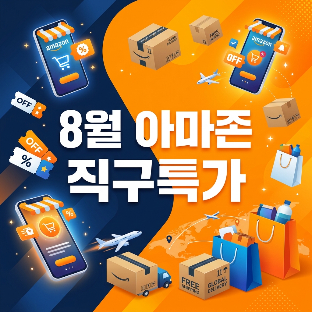 2026년 8월 아마존(Amazon) 직구 혜택 & 49달러 이상 무료배송 할인 가이드