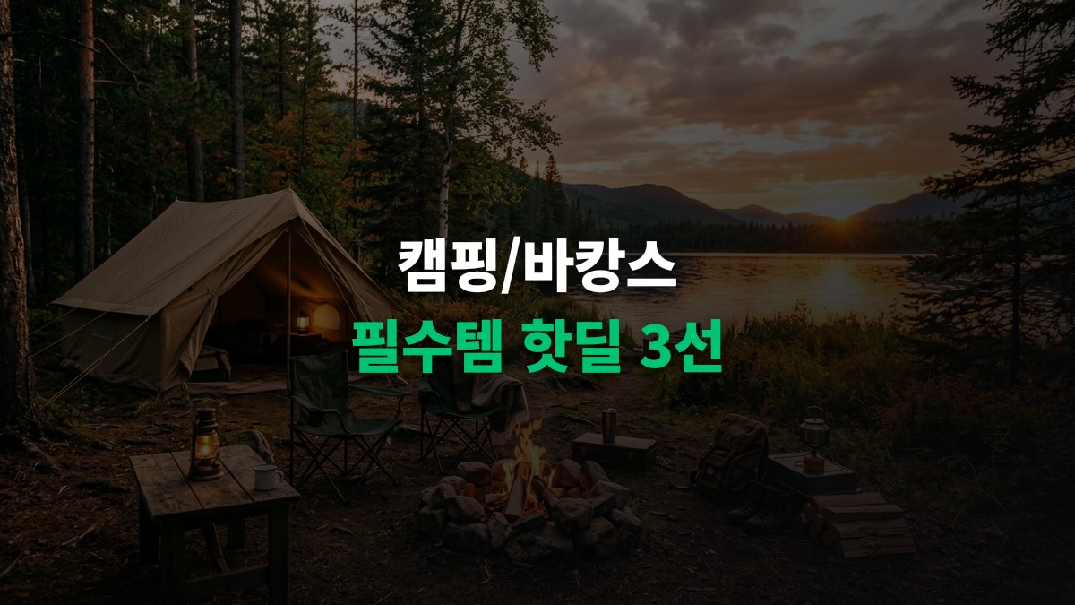 8월 알리익스프레스 할인 혜택 활용! 늦여름 바캉스 캠핑 핫딜 3선