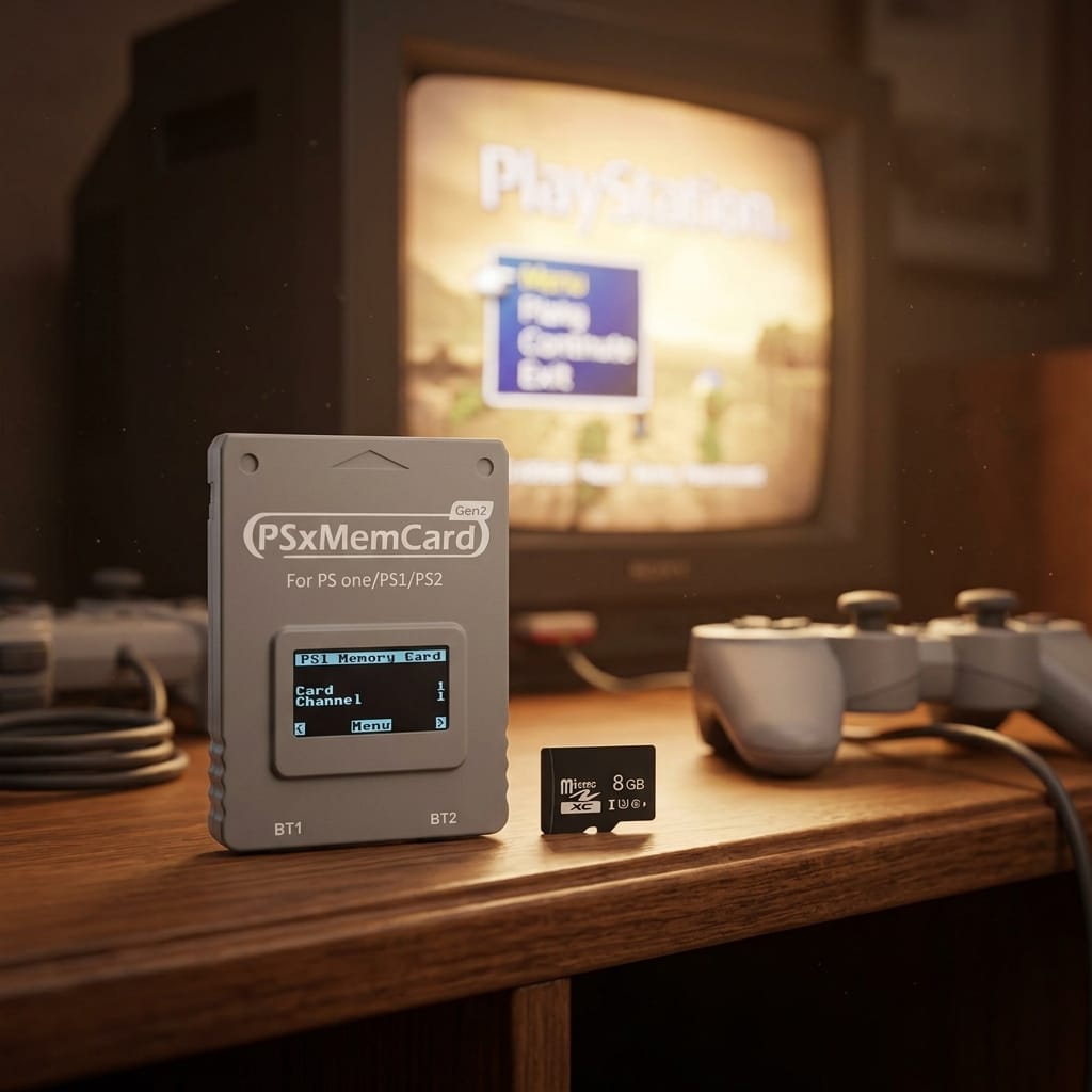 [내돈내산] 플스2 세이브 무한 확장! Bitfunx PSxMemCard Gen2 메모리카드 어댑터 리뷰
