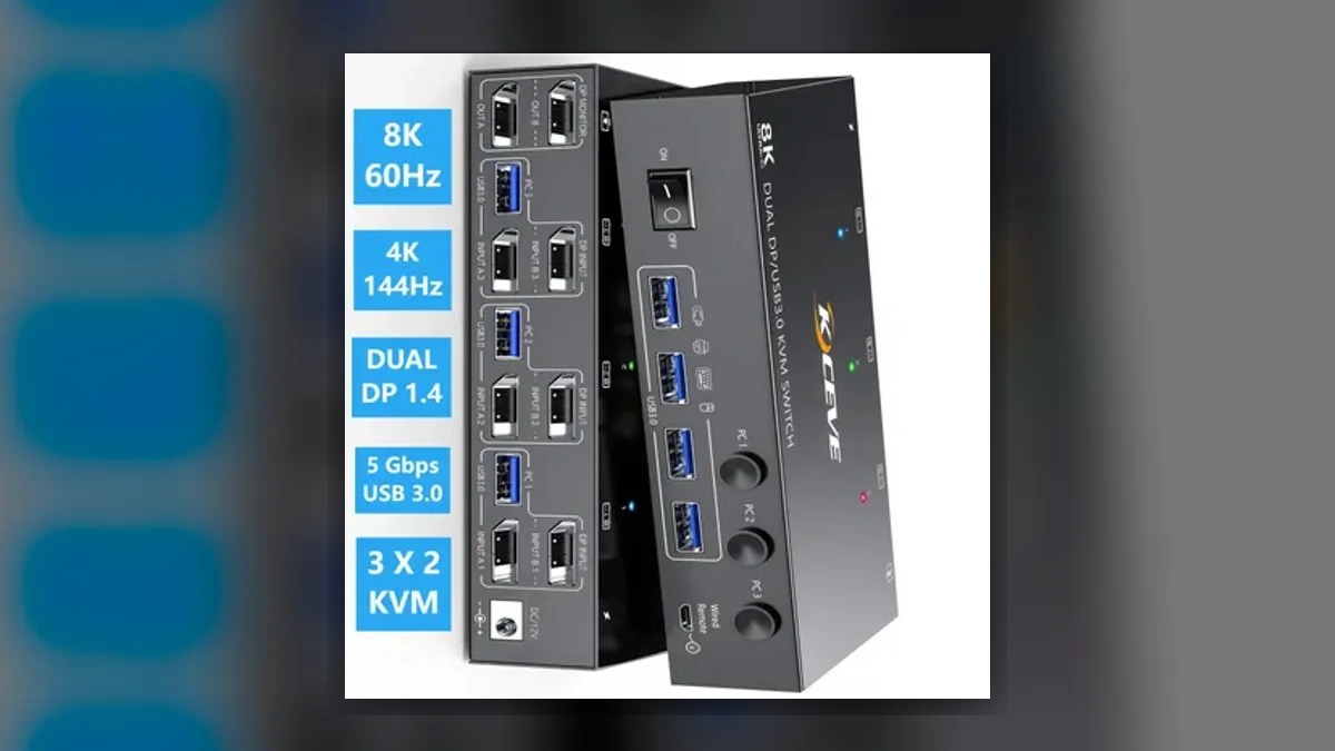 듀얼·트리플 모니터 PC 3대 원터치 전환! AIMOS 4K 144Hz DP KVM 스위치 리뷰