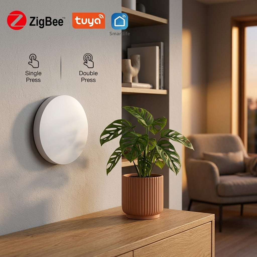 침대에서 불 끄기 끝판왕! Tuya ZigBee 무선 스마트 버튼 솔직 리뷰