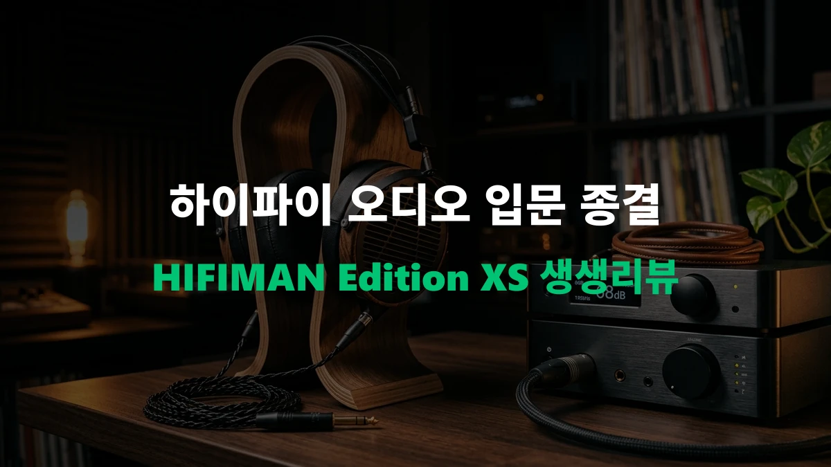 [생생리뷰] 하이파이 입문 종결자! 하이파이맨(HIFIMAN) Edition XS 평면 구동형 헤드폰